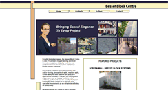 Desktop Screenshot of besserblockcentre.com.au